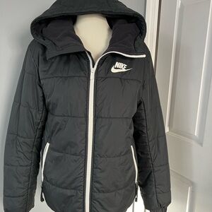 Nike Fleece Lined Hooded Waist jacket size small